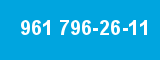 961 796-26-11